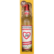 Bohemia Gifts Chardonnay Wszystko najlepsze 20 białe wino prezentowe 750 ml