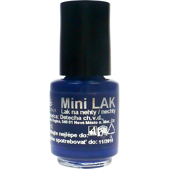 Regina Trikolóra mini lak na nehty Modrý 5 ml