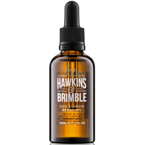 Hawkins & Brimble Elemi & Ginseng Beard Oil vyživující olej na vousy a knír 50 ml Hawkins & Brimble Elemi & Ginseng Beard Oil vyživující olej na vousy a knír 50 ml