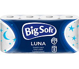 Big Soft Luna 3-warstwowy papier toaletowy, 8 rolek, 17,6 m rolka