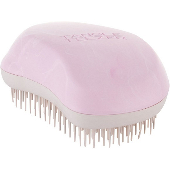 Tangle Teezer The Original Profesionální originální kartáč na vlasy růžový s glitrami Marble Pink