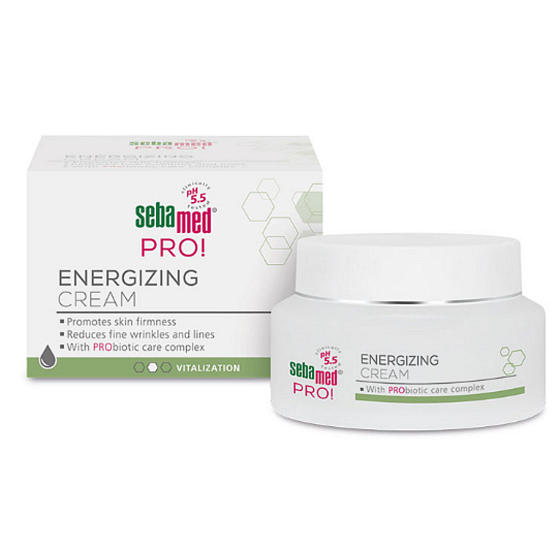 SebaMed PRO! energizující krém předchází a zmírňuje stárnutí kůže 50 ml