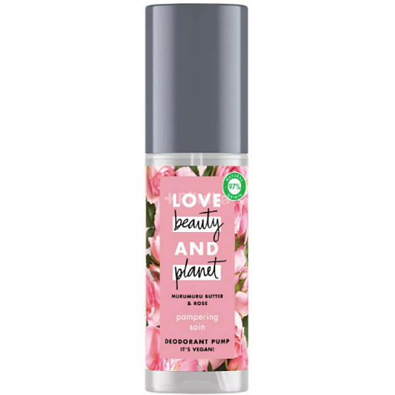 Love Beauty & Planet Murumurské máslo a Růže deodorant sprej 125 ml