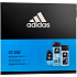 Adidas Ice Dive parfémovaný deodorant sklo pro muže 75 ml + sprchový gel 250 ml + kuličkový antiperspirant deodorant roll-on 50 ml, kosmetická sada pro muže
