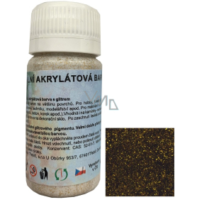 Art e Miss Uniwersalna farba akrylowa brokatowa 93 Złota 40 g