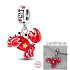 Charm Srebrne 925 Luminozne - Znak zodiaku Rak, zawieszka na bransoletkę