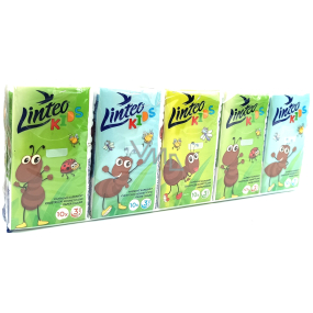 Linteo Kids Mrowka mini chusteczki papierowe 3 warstwowe 10 x 10 szt