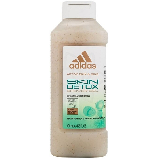 Adidas Skin Detox sprchový gel pro ženy s exfoliačním efektem 400 ml