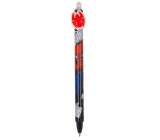 Colorino Gumowalne pióro Spiderman czerwony pająk, niebieski wkład 0,5 mm