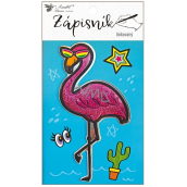 Zeszyt w linie 3D Płomień 64 stron 10,5 x 15 cm