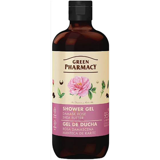 Green Pharmacy Żel pod prysznic Róża Damasceńska i masło shea 500ml  5106