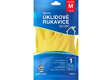 BALhome rękawice do sprzątania z lateksu, żółte, rozmiar M