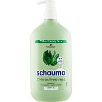 Schauma szampon 7 Herbs Freshness dla normalnych i tłustych włosów, 750 ml