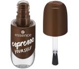 Essence Lak na nehty s gelovým povrchem Colour 86 Espresso Yourself 8 ml