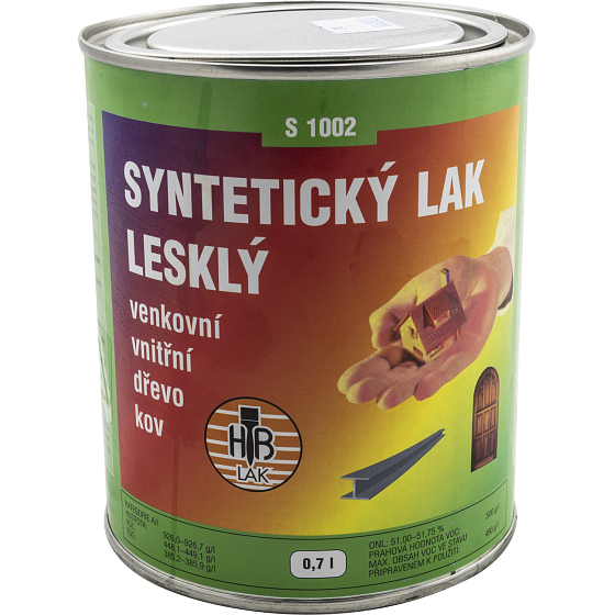 HB-Lak S1002 Połysk, przezroczysty uniwersalny lak syntetyczny, połyskliwy, 700 ml