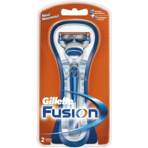 Gillette Fusion maszynka do golenia i 2 wymienne ostrza