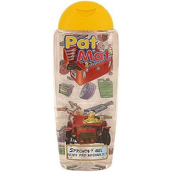 Bohemia Gifts Kids Pat a Mat - Mechanici s vůní banánu sprchový gel pro děti 300 ml