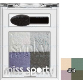 Miss Sporty Studio Colour Smoky Quattro oční stíny 404 Black Eyes 2,2 g