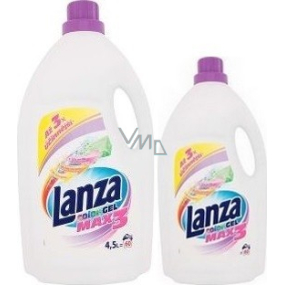 Lanza Max3 Color gel tekutý prací prostředek na barevné prádlo 4,5 l + 1,5 l Lanza Max3 Color gel tekutý prací prostředek na barevné prádlo 4,5 l + 1,5 l