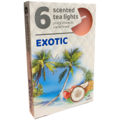 Tea Lights Egzotyczne świeczki zapachowe 6 sztuk