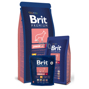 Brit Premium Junior L pro štěňata velkých plemen od 4 - 24 měsíců, 25 - 45 kg - 15 kg Kompletní krmivo
