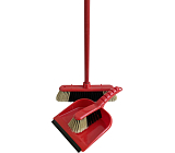 Spokar zestaw do sprzątania EKO, miotła z kijem 120 cm + zmiotka z łopatką