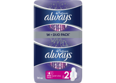 Always Platinum Ultra Super Plus Duo wkładki higieniczne z skrzydełkami 14 sztuk