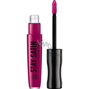Rimmel London Stay Satin tekutá rtěnka 430 For Sure 5,5 ml