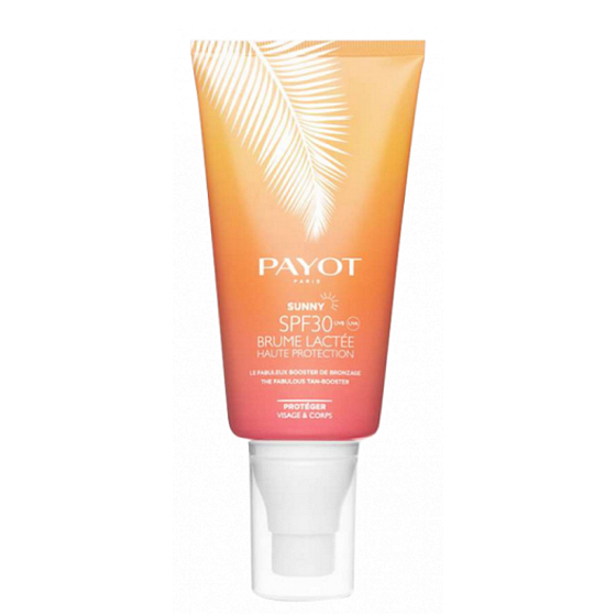 Payot Sunny Brume Lactée SPF 30 lekki film z wysoką ochroną przeciwsłoneczną dla twarzy i ciała 150 ml
