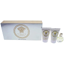 Versace Eros pour Femme toaletní voda pro ženy 5 ml + tělové mléko 25 ml + sprchový gel 25 ml, dárková sada