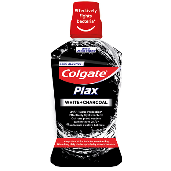 Colgate Plax White + Charcoal płyn do ust 500 ml