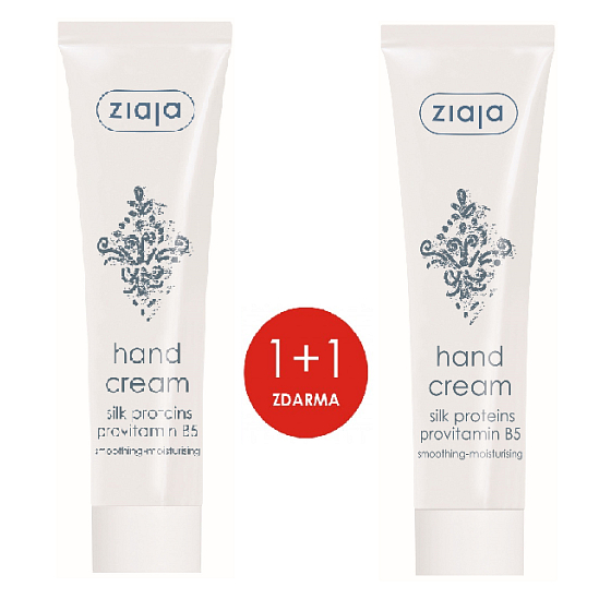 Ziaja Hedvábné proteiny a provitamín B5 krém na ruce 2 x 100 ml, duopack