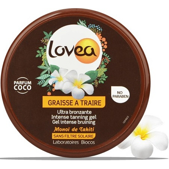 Lovea Bio bez SPF intenzivní opalovací gel 150 ml