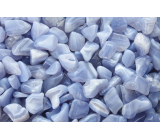 Chalcedon Malawi Tromlowany naturalny kamień, 5-10 g, ok. 2,5 - 3,5 cm, 1 sztuka, kamień miłości, radości