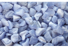 Chalcedon Malawi Tromlowany naturalny kamień, 5-10 g, ok. 2,5 - 3,5 cm, 1 sztuka, kamień miłości, radości