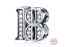 Charm Srebrna 925 18 rocznica, koralik na bransoletkę