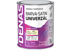 DENAS UNIWERSAL-SATIN powierzchniowa farba do drewna, metalu i betonu, 0100 biała, 0,7 kg