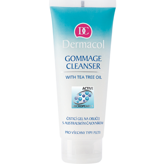 Dermacol Gommage Cleanser żel do twarzy z australijskim drzewem herbacianym 100 ml