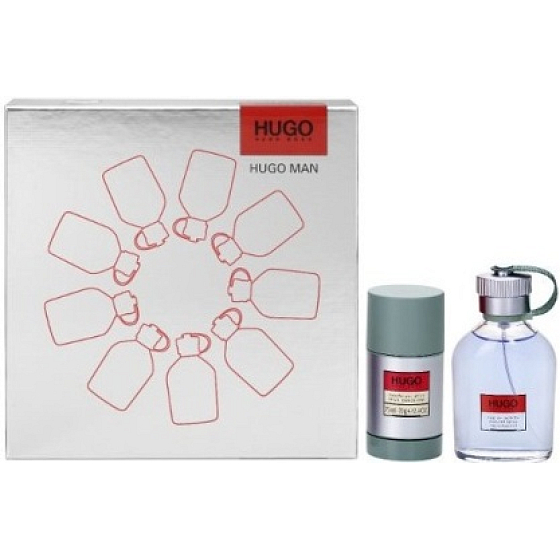 Hugo Boss Hugo Man toaletní voda 100 ml + deodorant stick 75 ml, dárková sada