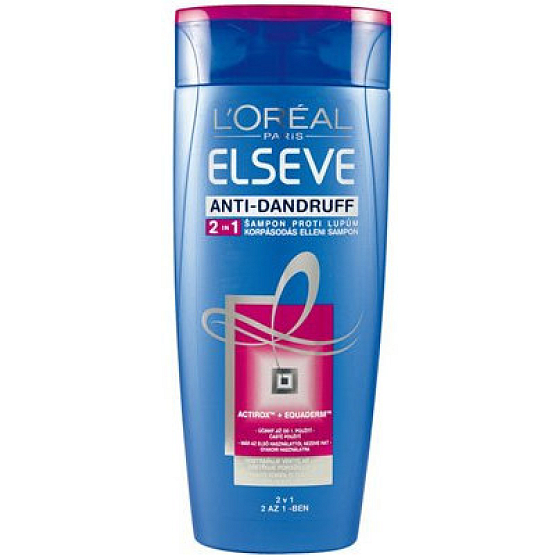 Loreal Paris Elseve Anti Dandruff 2v1 šampon na vlasy proti lupům 250 ml