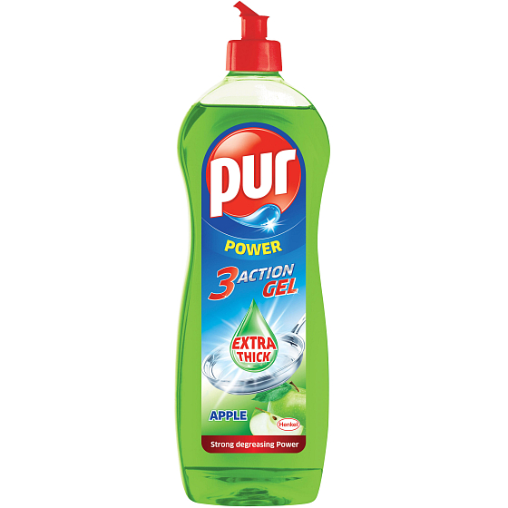 Pur Duo Power Apple prostředek na ruční mytí nádobí 900 ml