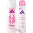 Adidas Control Smooth sprchový gel 250 ml + Control Ultra Protection antiperspitant deodorant sprej pro ženy 150 ml, kosmetická sada