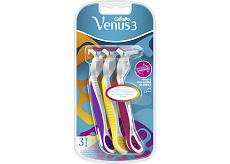 Gillette Venus 3 damskie jednorazowe maszynki do golenia z nawilżającą taśmą, 3 szt.