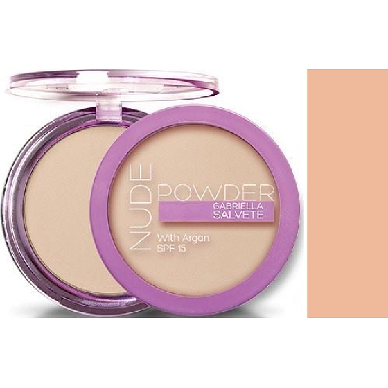 Gabriella Salvete Nude Powder matujący kompaktowy puder SPF 15 02 8 g