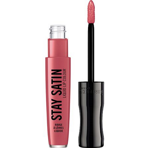 Rimmel London Stay Satin tekutá rtěnka 130 Yuppie 5,5 ml