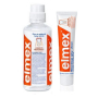 Elmex Caries Protection ústní voda 400 ml + Caries Protection s aminfluoridem zubní pasta 75 ml, duopack