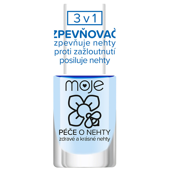 Moja Pielęgnacja paznokci 3w1 wzmacnia paznokcie, przeciw żółknięciu, wzmacnia paznokcie 05 Wzmacniacz 6 ml