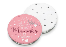 Nekupto Kapesní zrcátko Najlepsza mama pod słońcem 7,2 cm