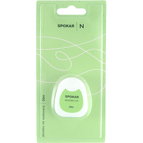 Spokar nić dentystyczna woskowana, 50 metrów