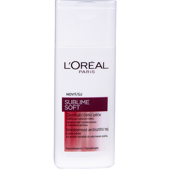 Loreal Paris Sublime Soft zjemňující čisticí péče odličovací pleťové mléko 200 ml